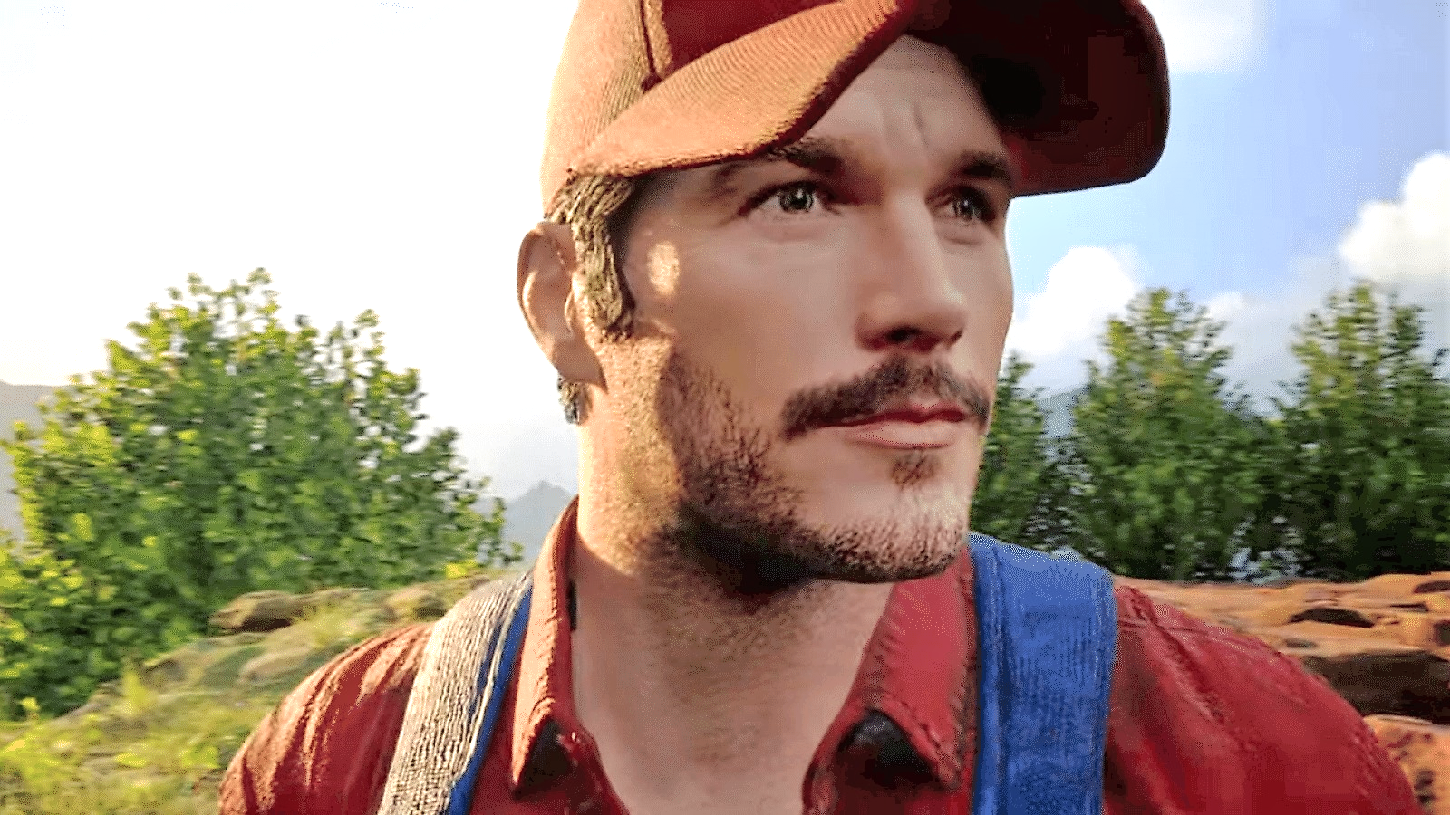 Chris Pratt doesn't look terrible in this fan-made Mario game