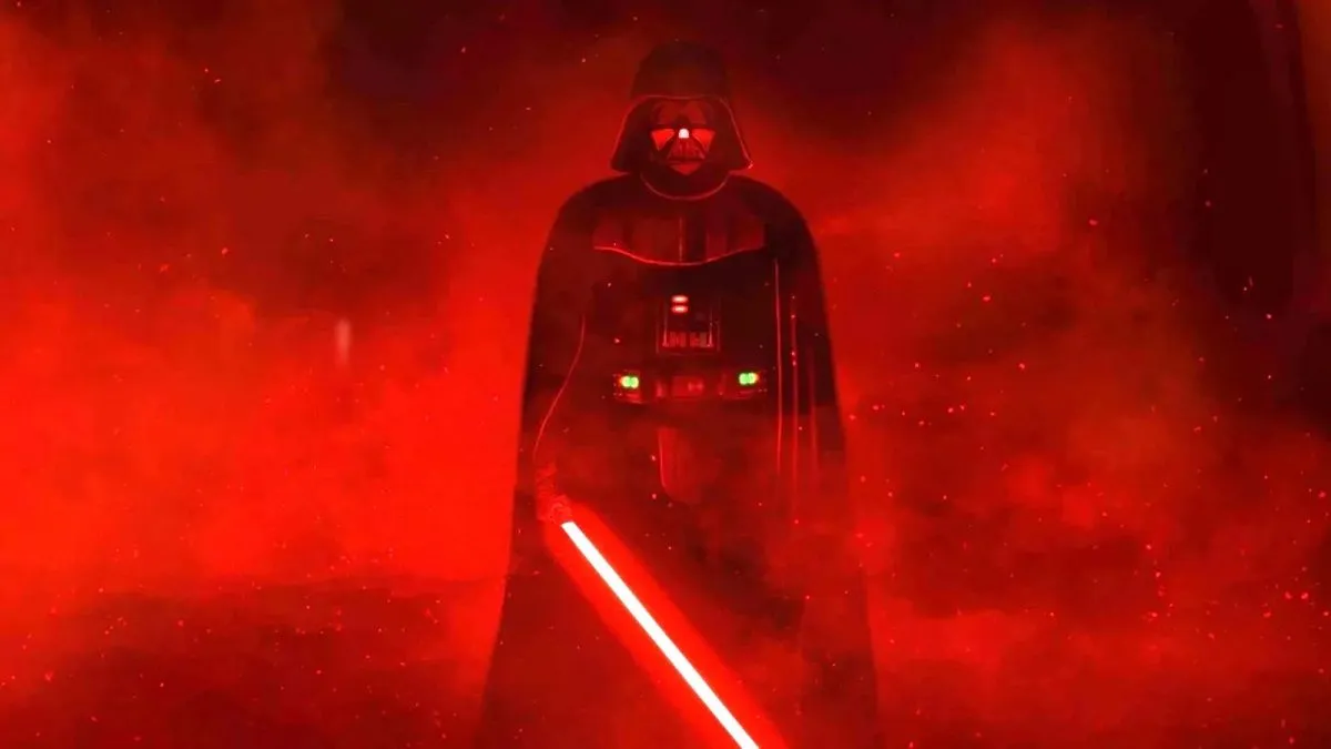 Darth Vader red lightsaber