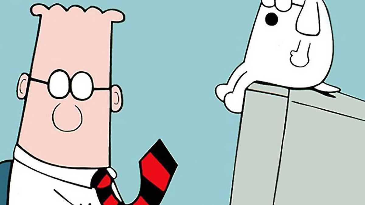 Image of the comic strip character Dilbert