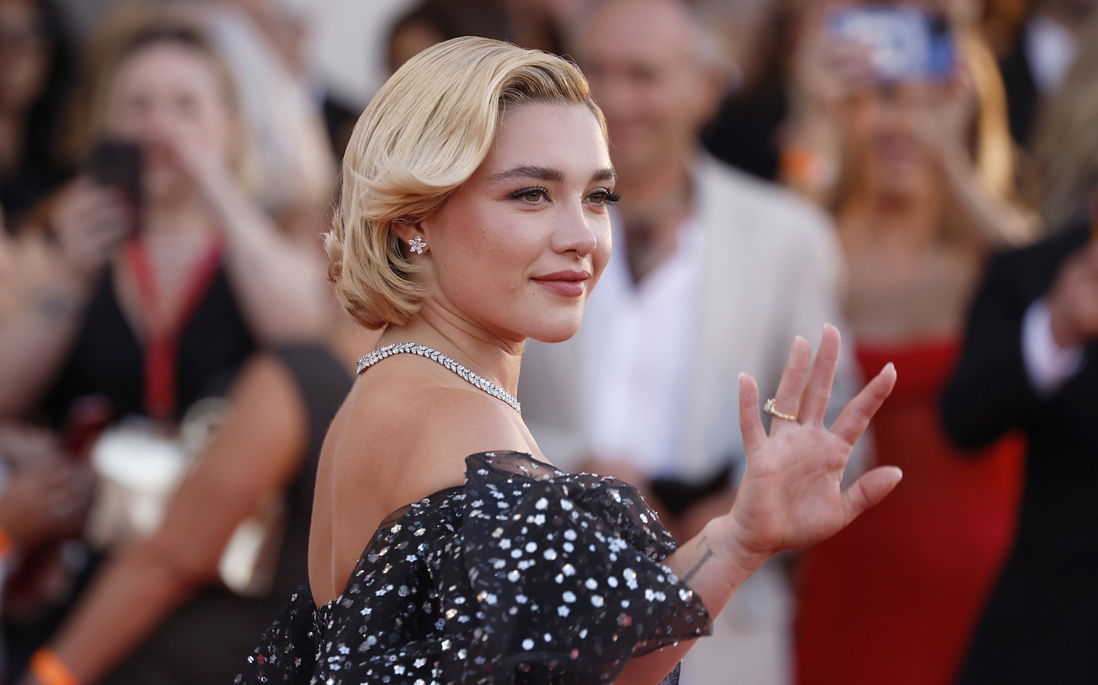Florence Pugh Thanks Her Grandmother Who Walked the VFF Red Carpet With Her