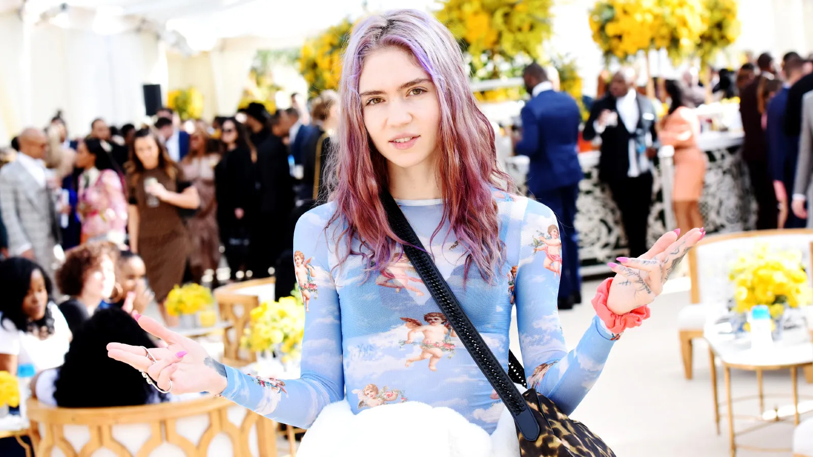 Grimes attends the 2019 Rock Nation The Brunch on February 9, 2019 in Los Angeles, California.