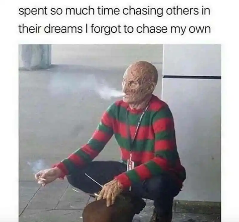 horror meme Freddy Krueger