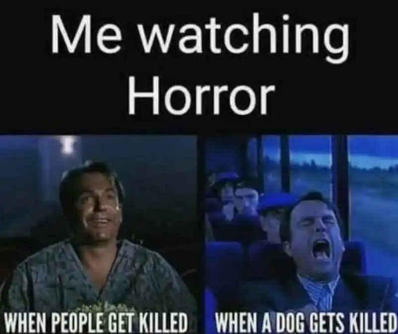 horror meme dogs