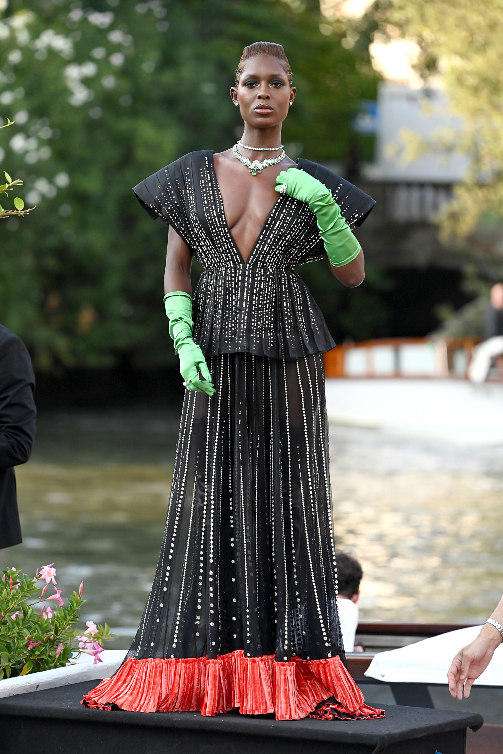 Jodie Turner-Smith Looks Breathtaking in a Sheer Tulle Gown