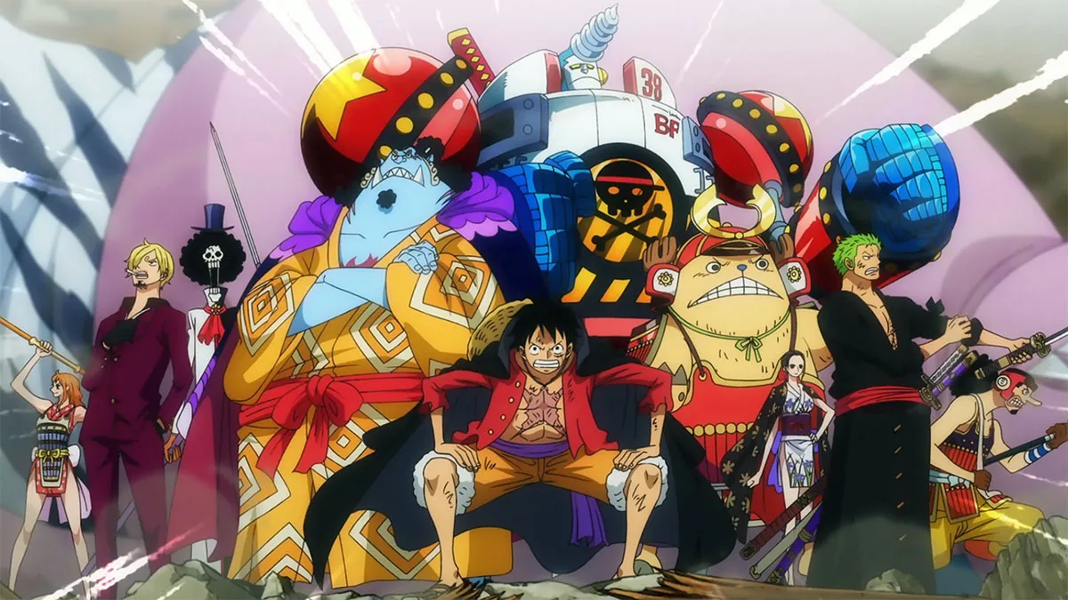 One Piece Straw Hats in Wano wearing the outfits before battle