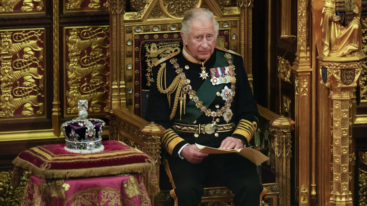 Prince Charles at State Opening Of Parliament 2022