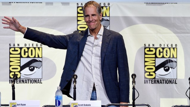 Actor Scott Bakula attends the "Star Trek" panel during Comic-Con International 2016 at San Diego Convention Center on July 23, 2016 in San Diego, California.