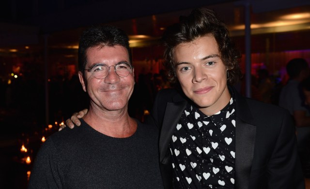 Simon Cowell Harry Styles One Direction film premiere