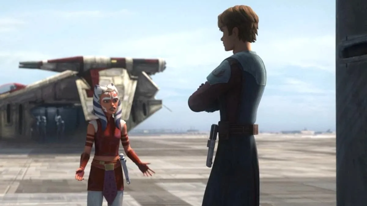 Ahsoka and Anakin in Star Wars Tales of the Jedi