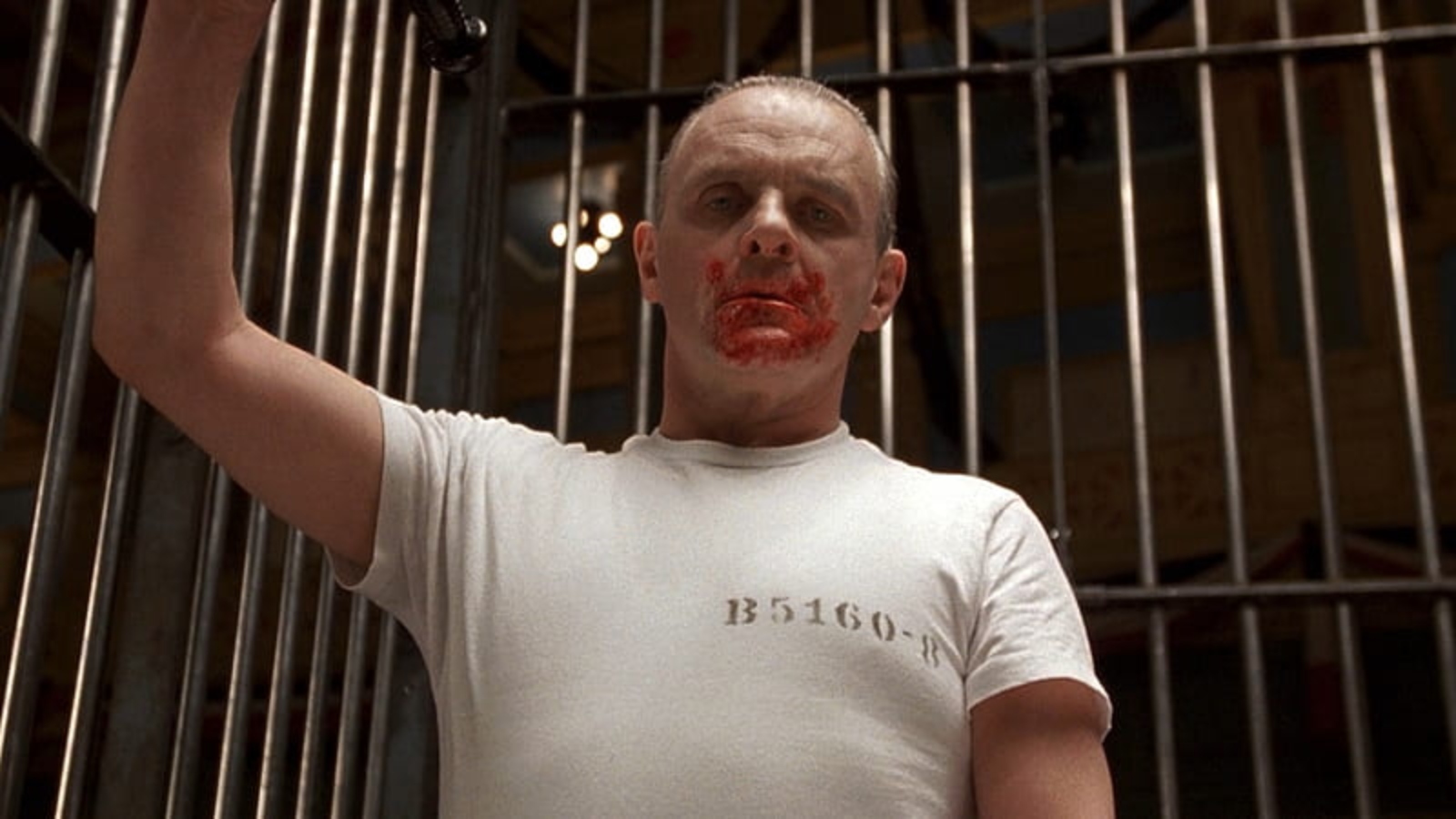 Anthony Hopkins as Hannibal Lecter in The Silence of the Lambs