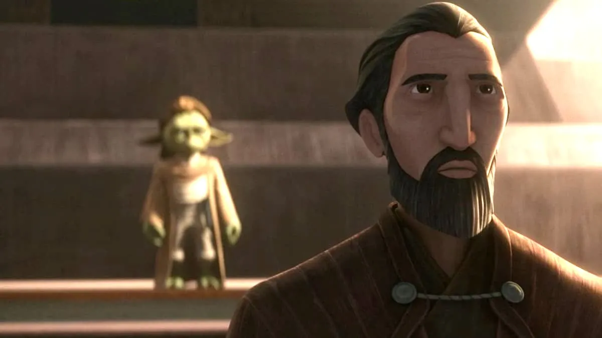 Count Dooku and Yaddle in Star Wars Tales of the Jedi