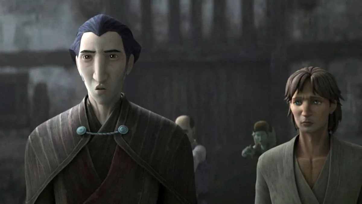 Dooku and Qui-Gon in Star Wars Tales of the Jedi