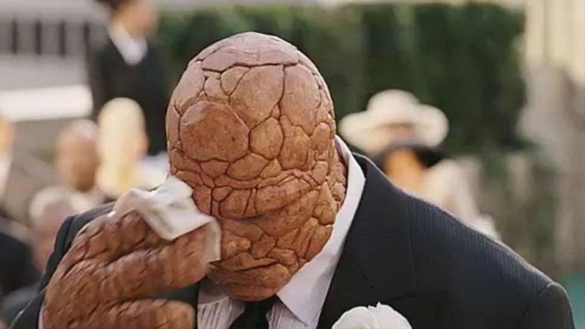 Fantastic Four The Thing Crying Wedding