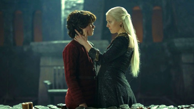 Rhaenyra Targaryen and Lucerys Velaryon in episode ten of 'House of the Dragon'