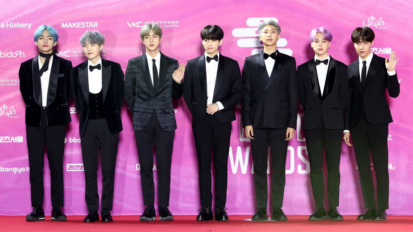 South Korean boy band BTS attends the Seoul Music Awards in Seoul, South Korea on January 15, 2019. (Photo by Chung Sung-Jun/Getty Images)