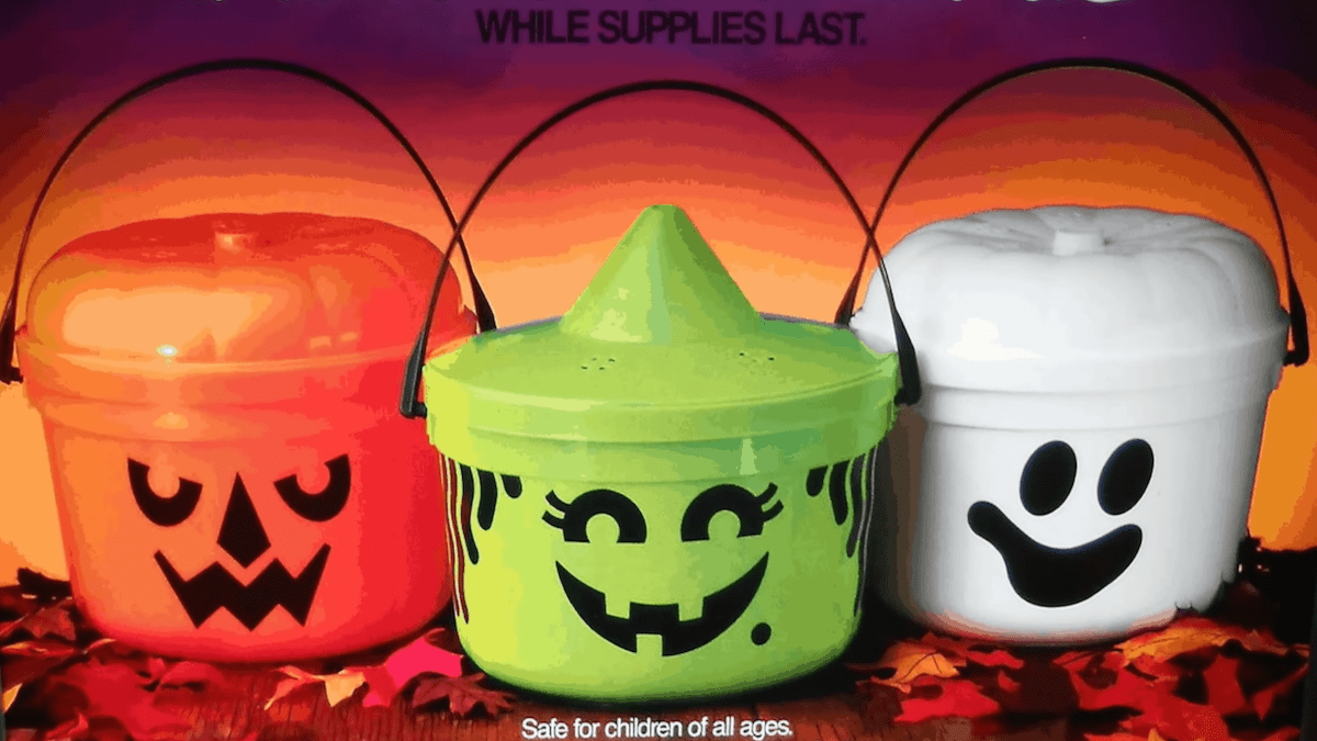 McDonald's Halloween Pails