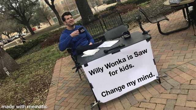 Willy Wonka Saw Meme