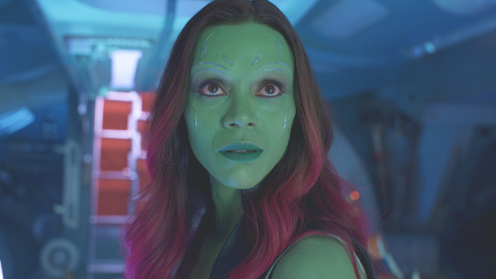 Zoe Saldaña as Gamora