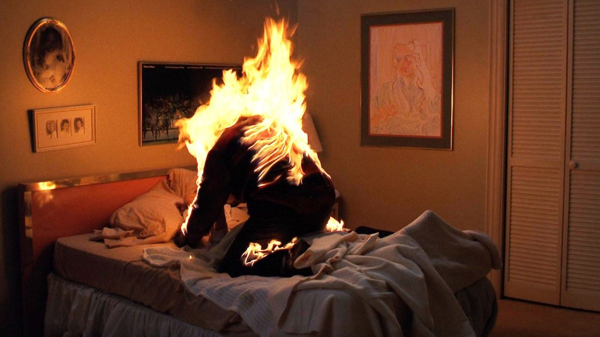 Man on fire in A Nightmare on Elm Street