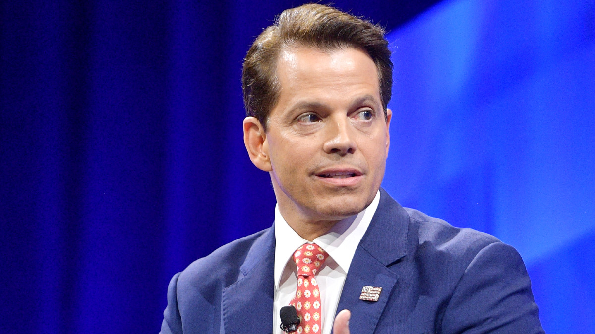 Anthony Scaramucci, Founder of SkyBridge Capital speaks onstage during 'The Impeachment Will Be Televised' at Vanity Fair's 6th Annual New Establishment Summit at Wallis Annenberg Center for the Performing Arts on October 22, 2019 in Beverly Hills, California.