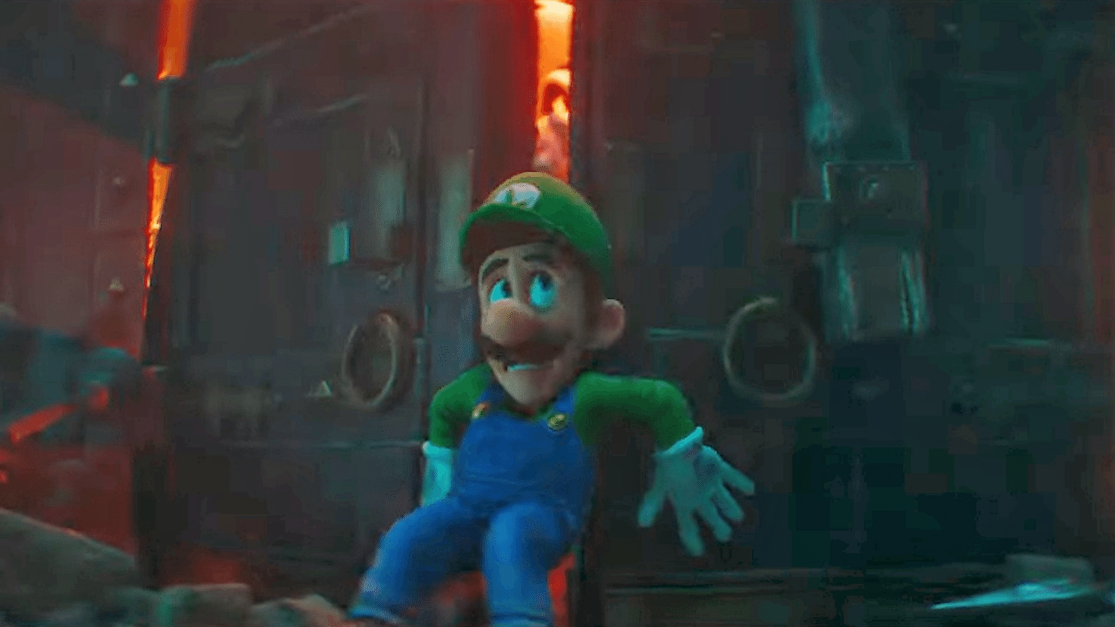 Luigi is played by Charlie Day