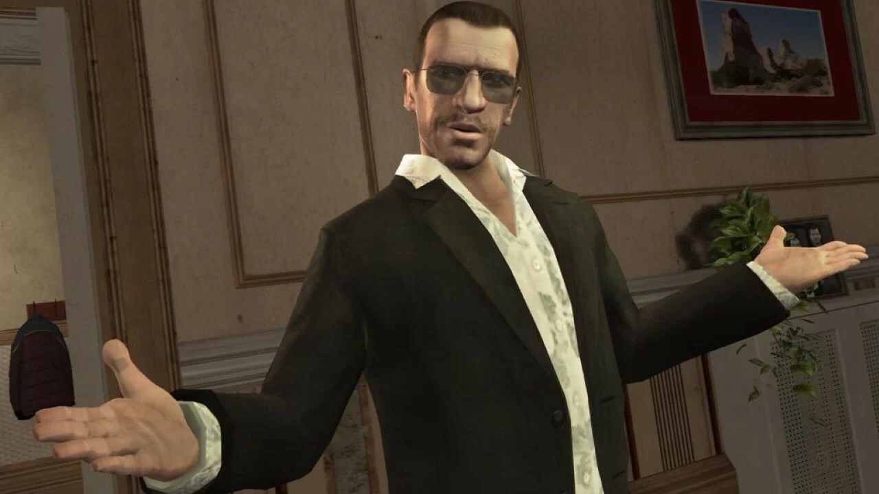 Niko Bellic, o personagem estrela de Grand Theft Auto IV.
