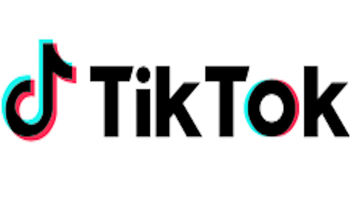 TikTok logo home page