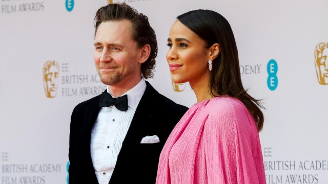 Tom Hiddleston and Zawe Ashton attends the EE British Academy Film Awards 2022 at Royal Albert Hall on March 13, 2022 in London, England.