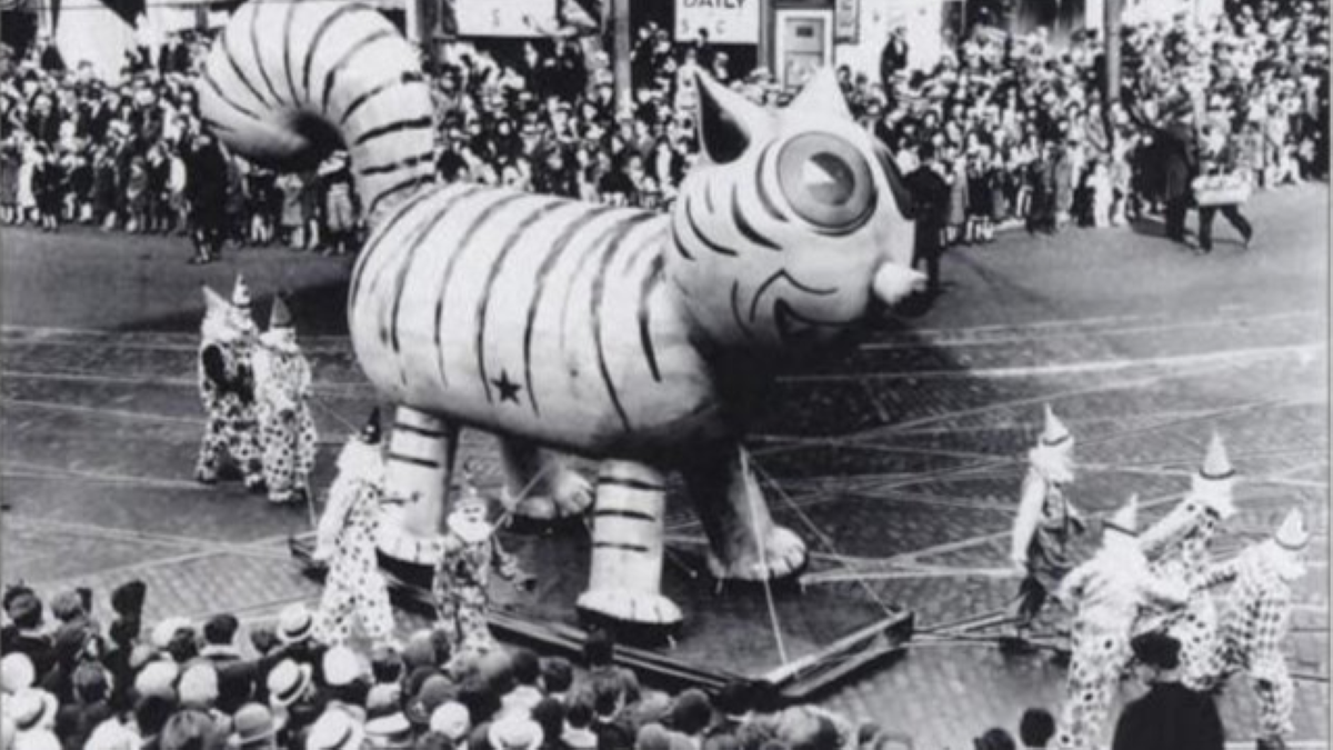 Tom Cat Balloon Macy's Day Parade 1933