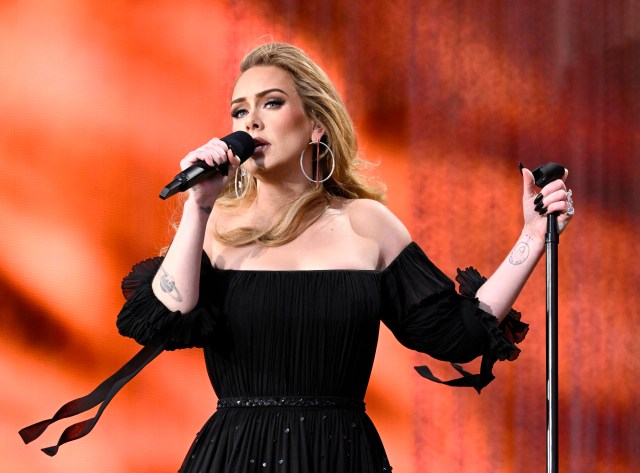 Adele performs on July 2, 2022