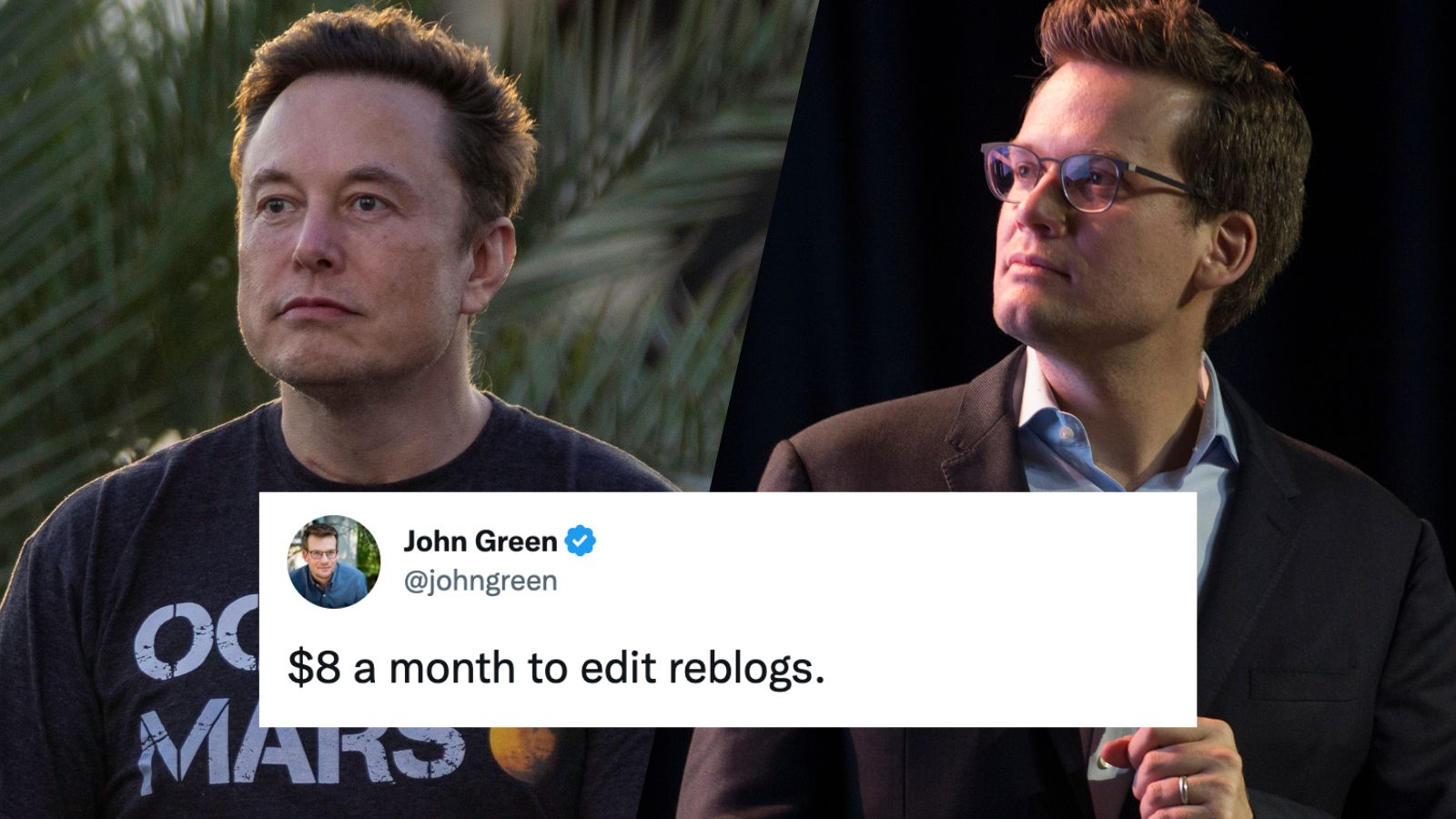 John Green relives his infamous Tumblr drama of 2014 to roast Elon Musk