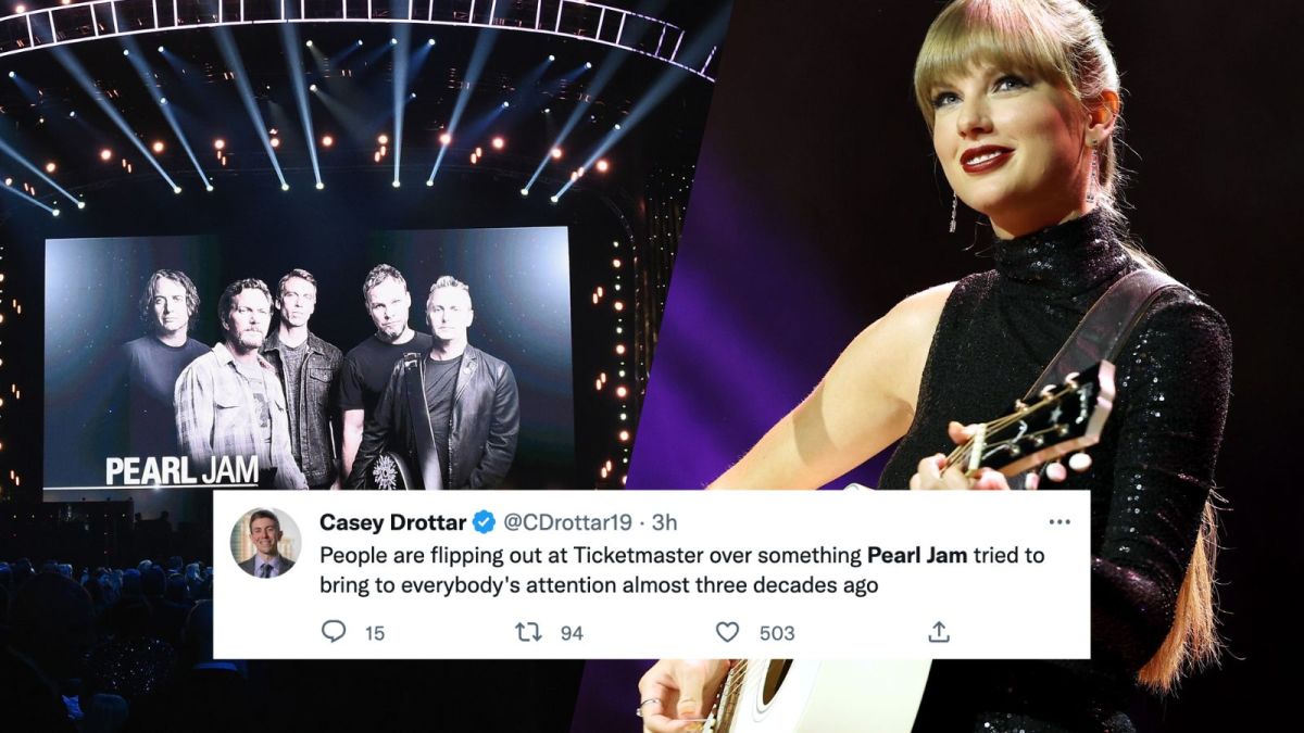 Pearl Jam Trends on Social Media After Ticketmaster’s Eras Tour Presale
