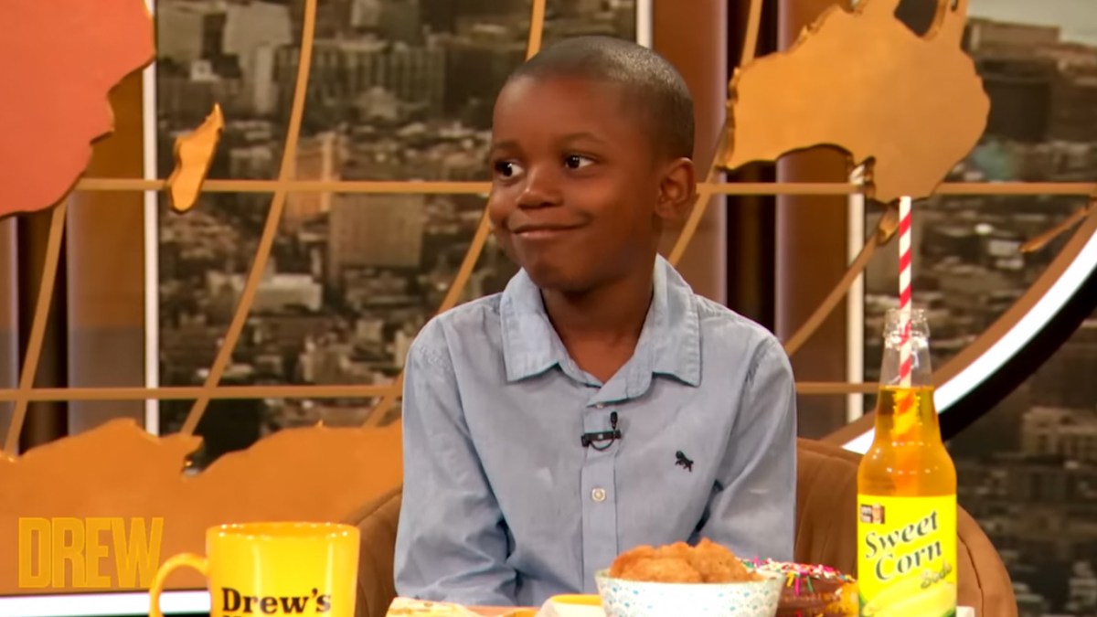 Corn Kid Tariq Making Cornucopias With Drew Barrymore Is Exactly What