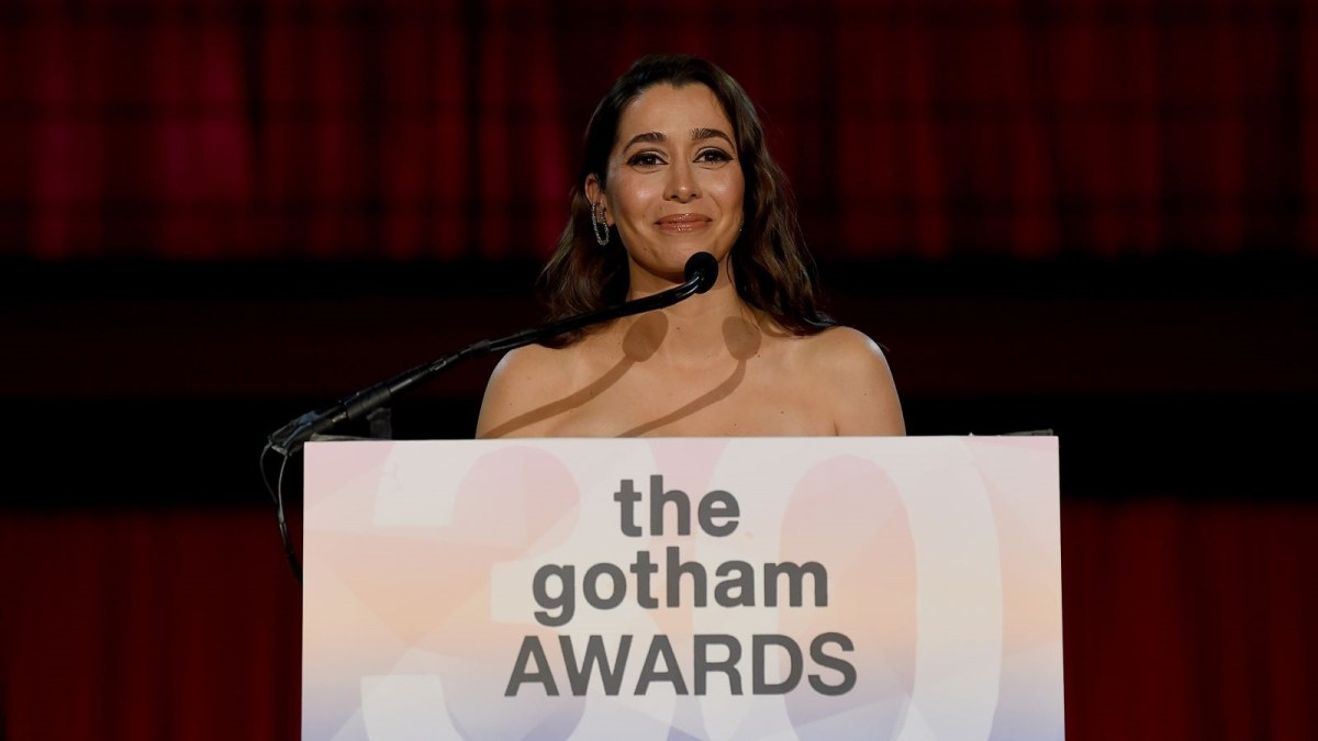 : Cristin Milioti speaks during the 30th Annual IFP Gotham Awards at Cipriani Wall Street on January 11, 2021 in New York City. (Photo by Dimitrios Kambouris/Getty Images for 30th Annual IFP Gotham Awards)