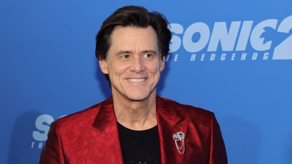 Jim Carrey attends the Los Angeles premiere screening of "Sonic The Hedgehog 2" at Regency Village Theatre on April 05, 2022 in Los Angeles, California. (Photo by Kevin Winter/Getty Images)