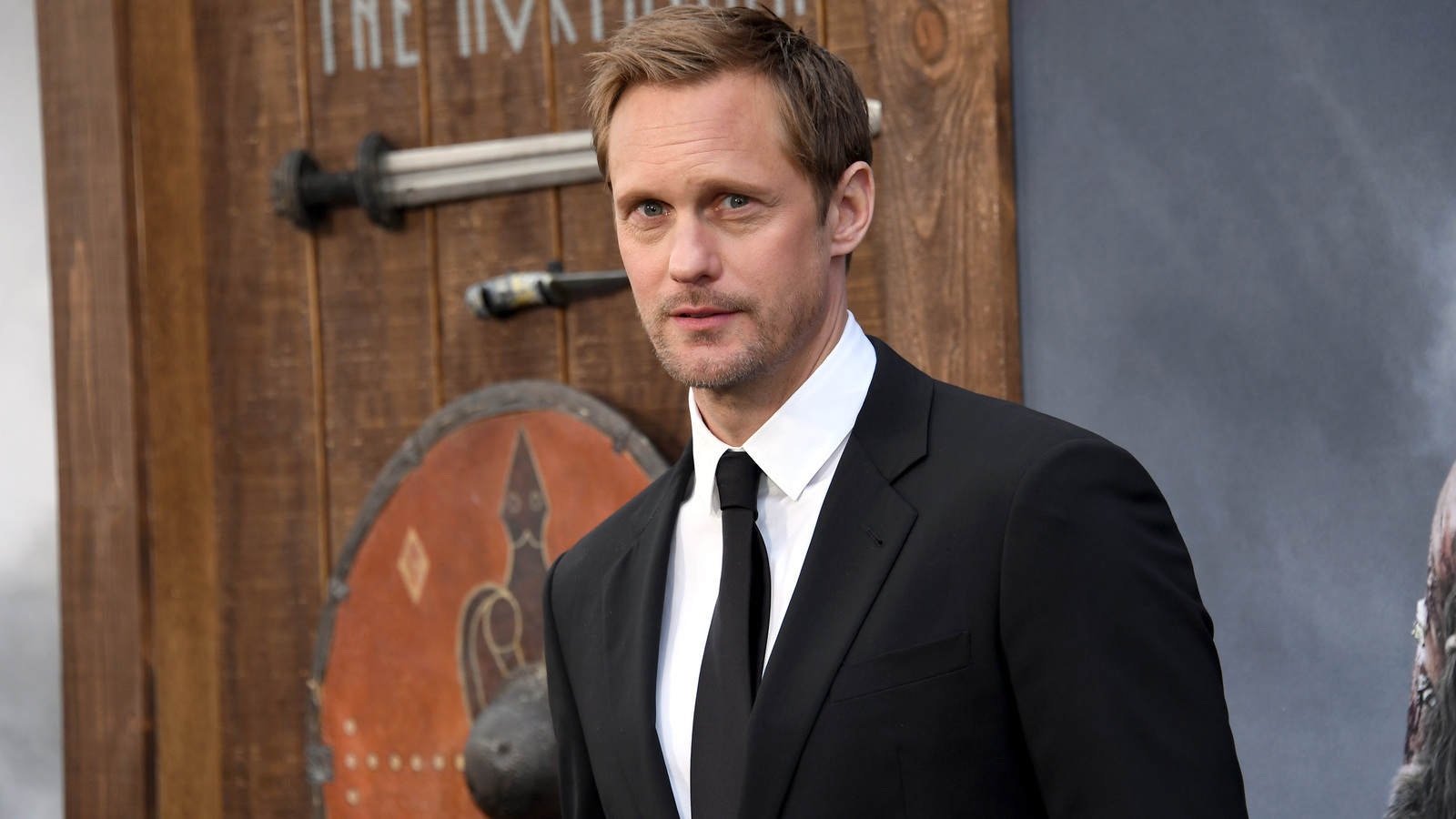 Alexander Skarsgård attends the Los Angeles premiere of "The Northman" at TCL Chinese Theatre
