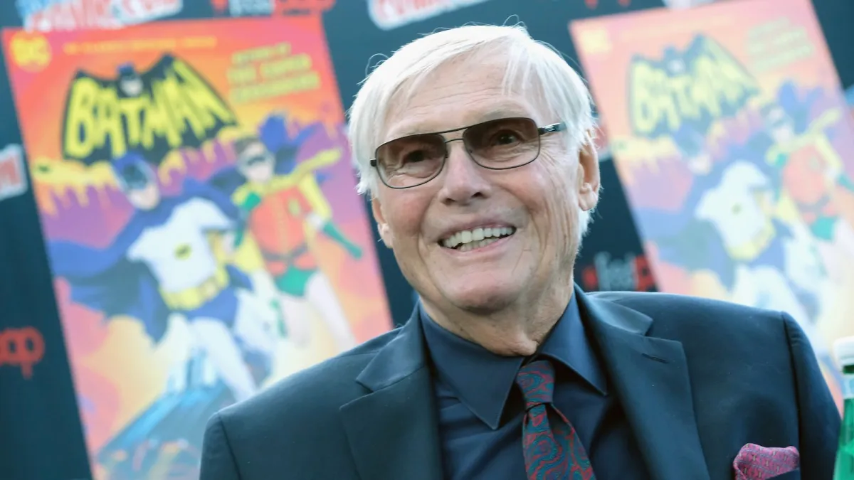 Actor Adam West attends the Batman: Return of the Caped Crusaders Press Room at New York Comic-Con - Day 1 at Jacob Javits Center on October 6, 2016