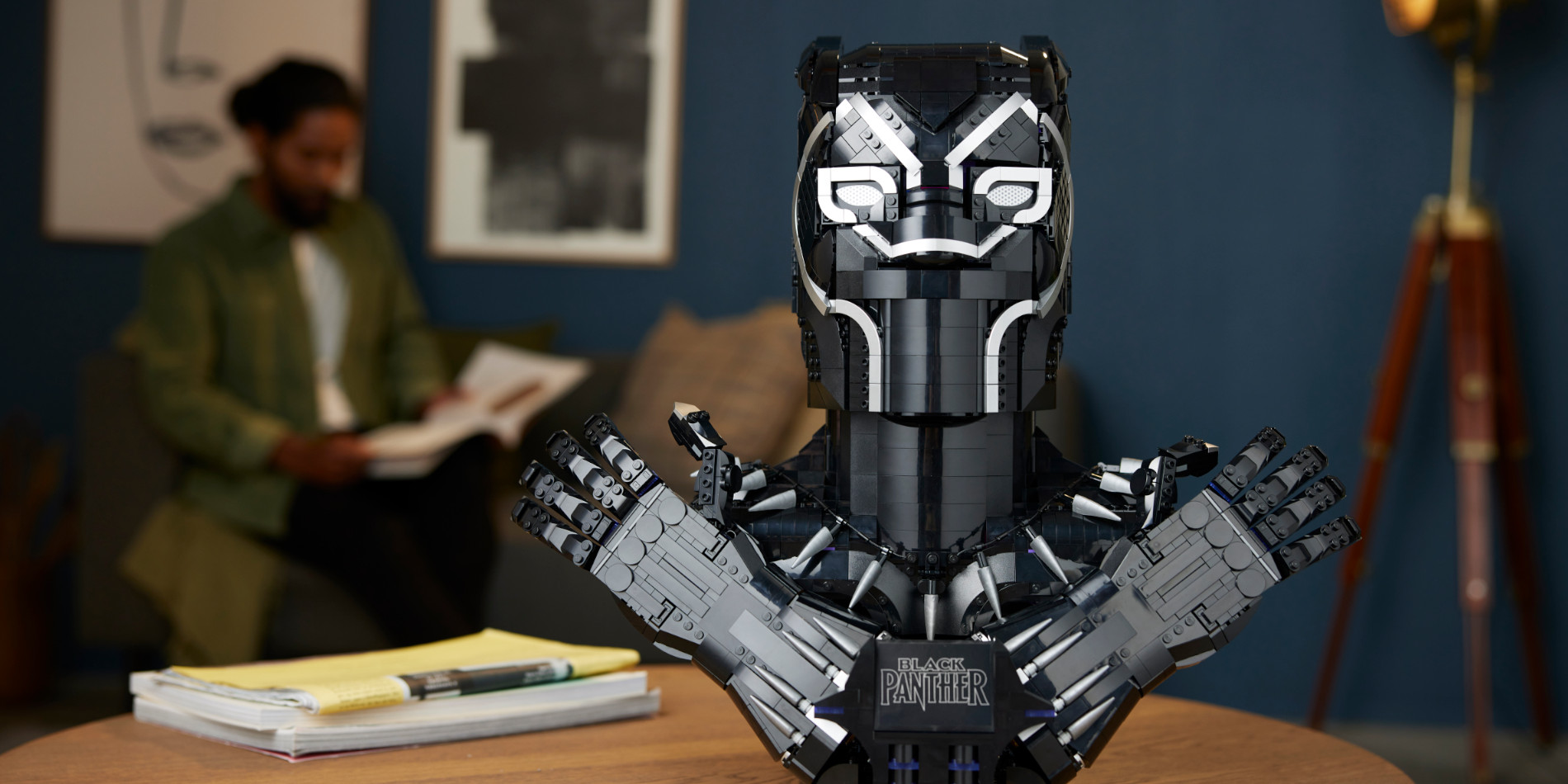 Lego Black Panther Bust