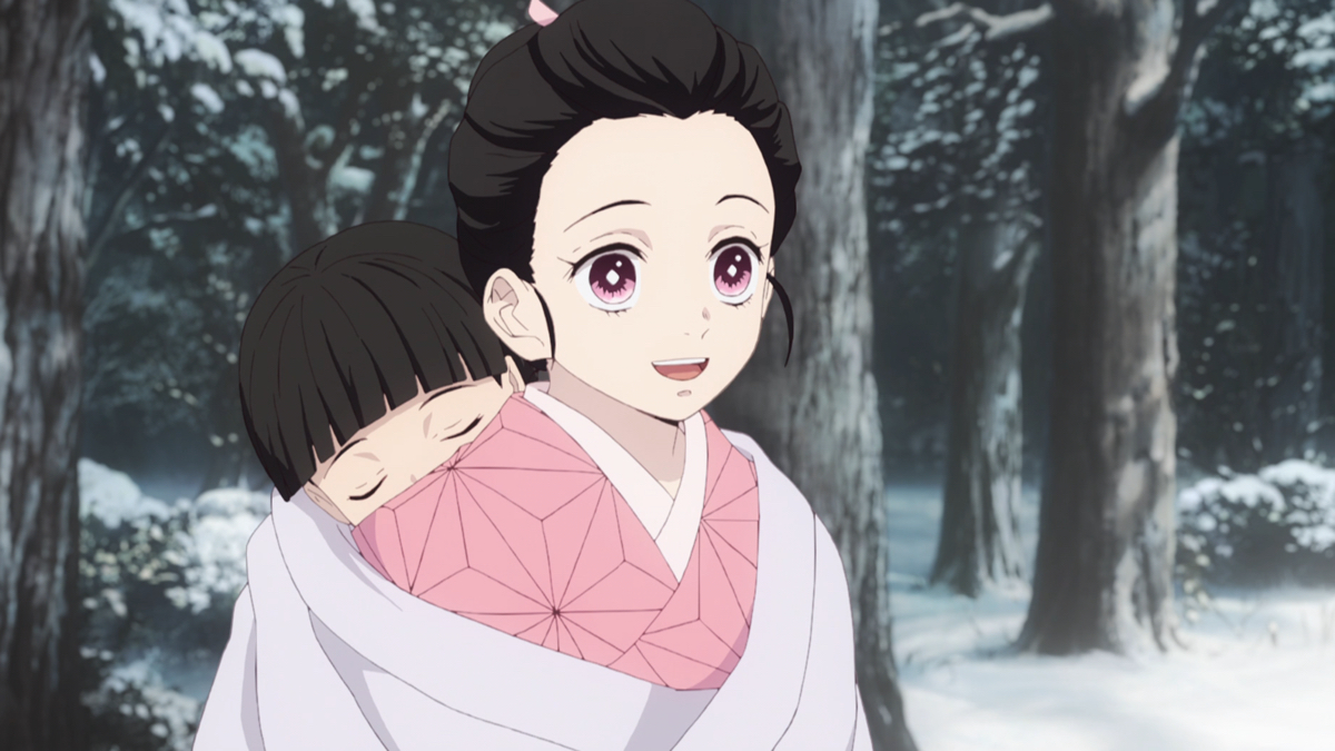 Nezuko Kamado as a human in 'Demon Slayer'