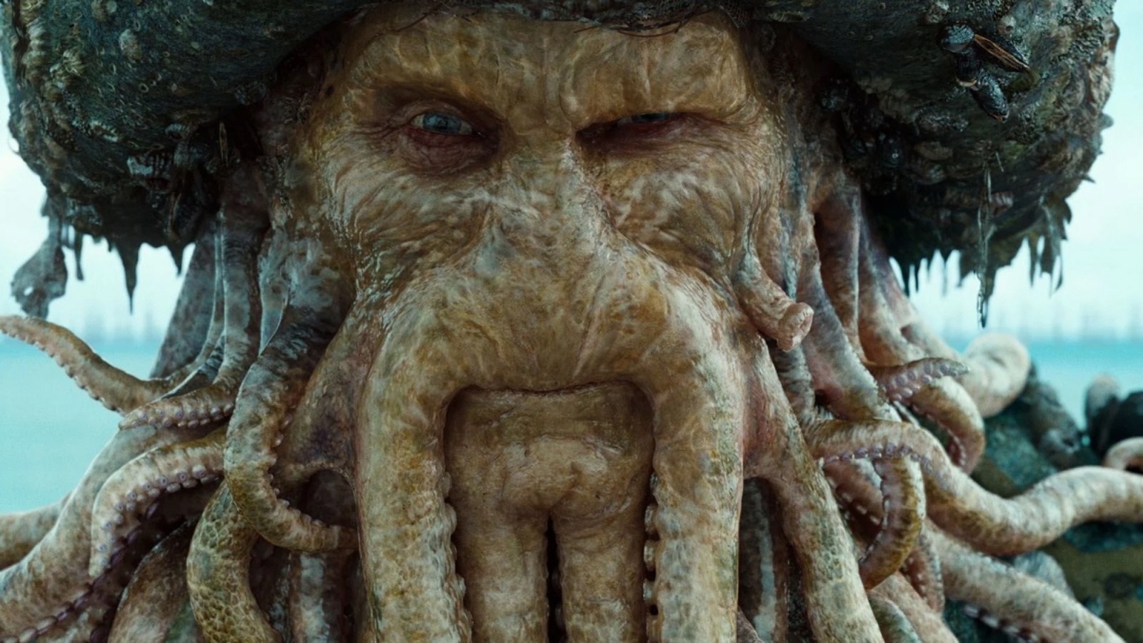 Bill Nighy as Davy Jones in Pirates of the Caribbean