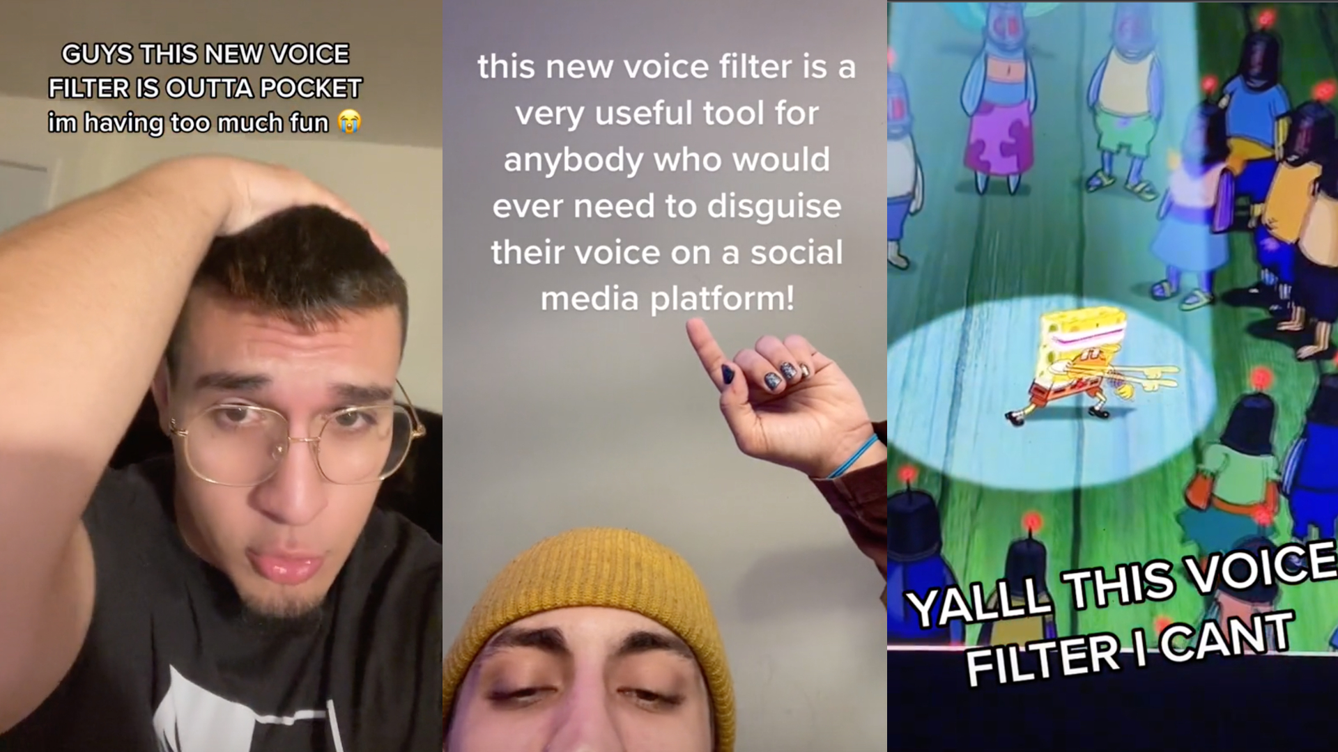 TikTokers are using a SpongeBob TikTok filter to see if they have