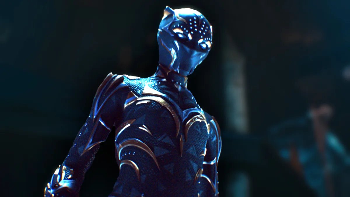 Shuri as Black Panther in 'Black Panther: Wakanda Forever.'