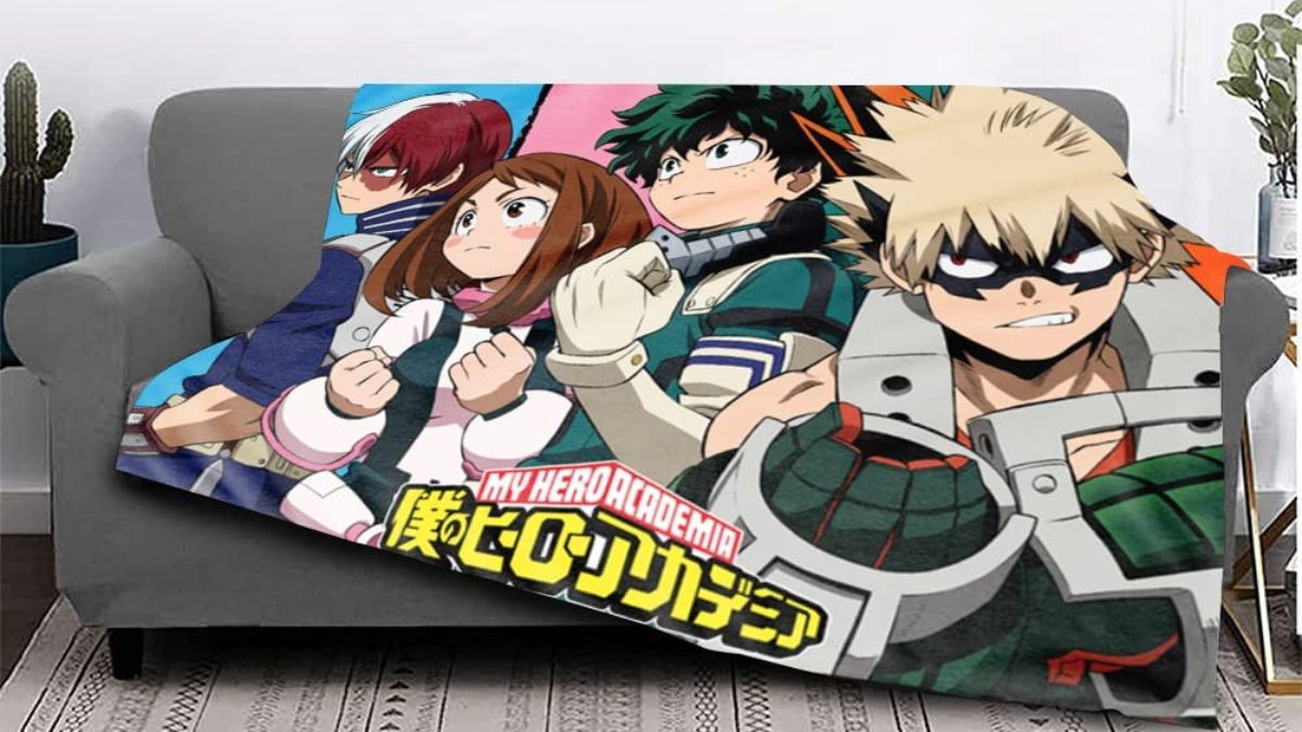 My Hero Academia Deku and Bakugo Season 4 Fleece Blanket