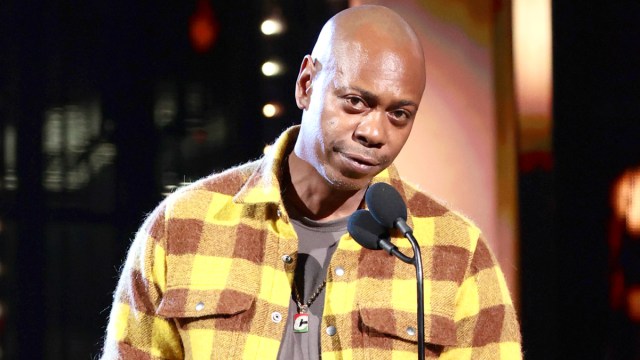 Dave Chappelle speaks onstage during the 36th Annual Rock & Roll Hall Of Fame Induction Ceremony at Rocket Mortgage Fieldhouse on October 30, 2021 in Cleveland, Ohio.