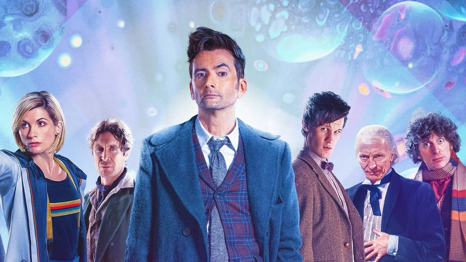 David Tennant and other Doctors in special Doctor Who anniversary celebration image
