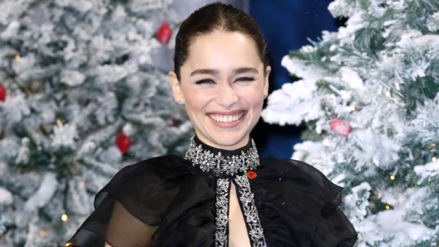 Emilia Clarke attends the "Last Christmas" UK Premiere at BFI Southbank on November 11, 2019 in London, England.