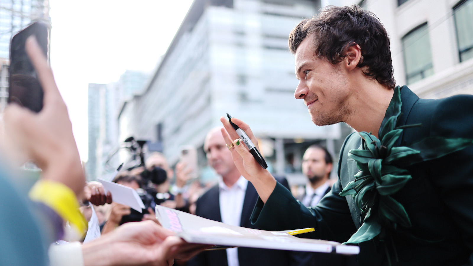 Harry Styles at the 'My Policeman' premiere in Toronto