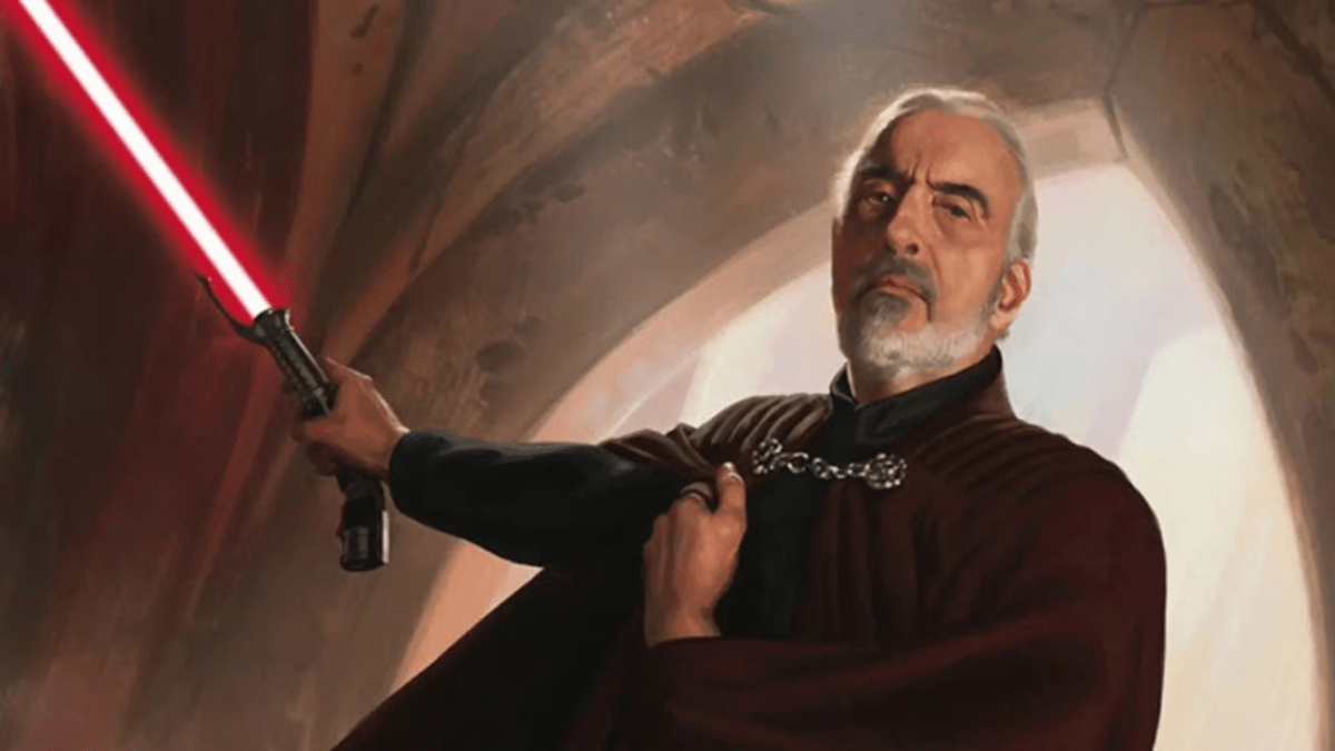 Christopher Lee as Count Dooku in Star Wars: Episode II - Attack of the Clones