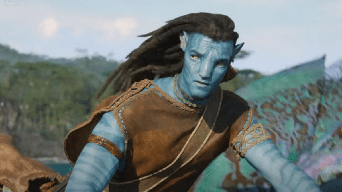 Sam Worthington as Jake Sully from Avatar: The Way of Water