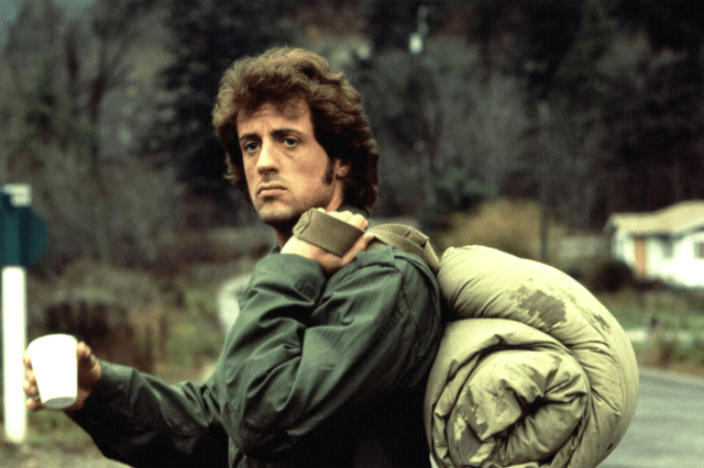 Sylvester Stallone as John Rambo in 'First Blood'